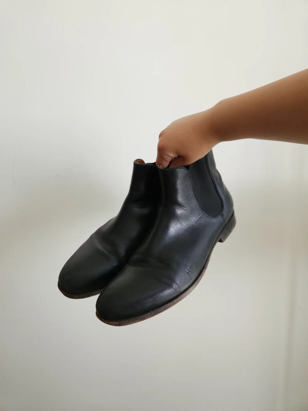 Cole Haan Black Leather Chukka Boots